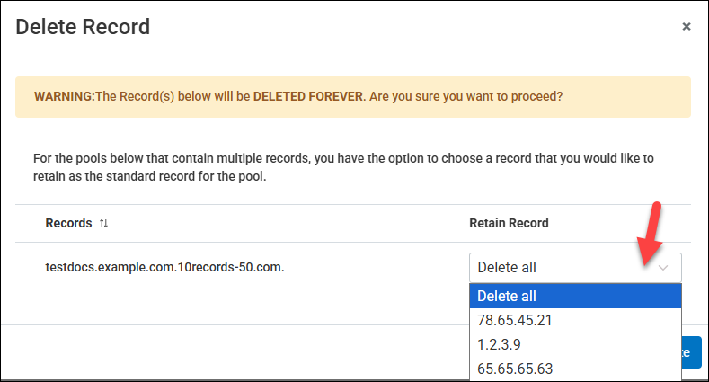 How to Delete a Pool